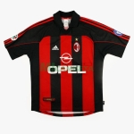 Camiseta MALDINI 3 AC Milan Primera Equipación Retro 2000/01