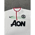 Camiseta Manchester United Segunda Equipación Retro 2012/2013 Blanco