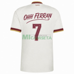 Camiseta España Segunda Equipación Mundial 2026 Edición OHH FERRAN 7 Blanco 2 Estrellas