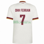 Camiseta OHH FERRAN 7 España Segunda Equipación Mundial 2026 Blanco 2 Estrellas