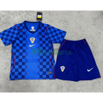 Camiseta Croacia Segunda Equipación Mundial 2026 Azul Niño Kit