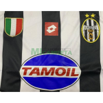 Camiseta Juventus Primera Equipación Retro 2002/03 Blanco/Negro