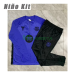 Sudadera De Entrenamiento Barcelona 2025/2026 Niño Kit Morado con Estampado en Seco