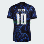 Camiseta Messi 10 Argentina Segunda Equipación Mundial 2026 Azul con FIFA2022