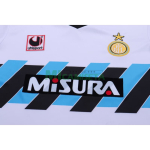 Camiseta Inter de Milan Segunda Equipación Retro 1990/91 Blanco Niño Kit