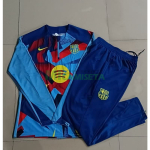 Sudadera De Entrenamiento Barcelona 2025/2026 Azul/Amarillo/Rojo con Estampado