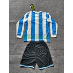 Camiseta Argentina Primera Equipación Retro 1998 ML Blanco/Azul Niño Kit