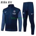 Chandal PSG 2025/2026 Niño Azul Marino/Gris
