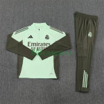 Sudadera de Entrenamiento Real Madrid 2025/2026 Niño Kit Verde Claro