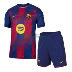 Camiseta Barcelona Primera Equipación 2025/2026 Azul/Rojo Niño Kit