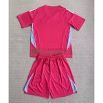 Camiseta De Portero Escocia 2024 Niño Kit Rosa