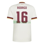 Camiseta Rodrigo 16 España Segunda Equipación Mundial 2026 Blanco/Rojo