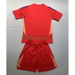 Camiseta De Portero Italia 2024 Niño Kit Rojo