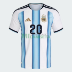 Camiseta Mac Allister 20 Argentina Primera Equipación 2026 Azul/Blanco