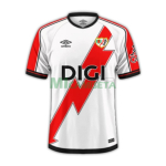 Camiseta Rayo Vallecano Primera Equipación 2025/2026 Blanco/Rojo  con Parche La Liga