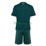 Camiseta Real Madrid Segunda Equipación 2026/2027 Verde Oscuro Niño Kit con Parche HP