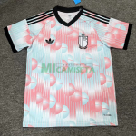 Camiseta Bélgica Segunda Equipación Mundial 2026 Rosa/Azul Claro