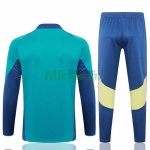 Sudadera de Entrenamiento Ajax de Ámsterdam 2024/2025 Kit Verde/Azul