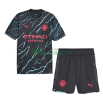 Camiseta Manchester City Tercera Equipación 2023/2024 Niño Kit