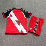Camiseta Rayo Vallecano Segunda Equipación 2026/2027 Rojo Niño Kit con Parche La Liga