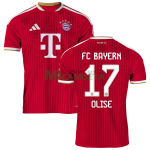 Camiseta OLISE 17 Bayern Múnich Primera equipación 2026/2027 Rojo