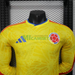 Camiseta Colombia 2026 ML Amarillo (EDICIÓN JUGADOR)