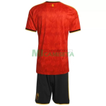 Camiseta Bélgica Primera Equipación Mundial 2026 Rojo Niño Kit
