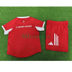 Camiseta Bayern Múnich Primera Equipación 2025/2026 Rojo Niño Kit (EDICIÓN JUGADOR)