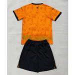 Camiseta Wolverhampton Wanderers Primera Equipación 2026/2027 Amarillo Niño Kit