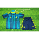 Camiseta Colombia Segunda Equipación Mundial 2026 Azul Niño Kit
