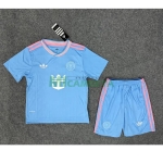 Camiseta Inter Miami Tercera Equipación 2025/2026 Azul Claro Niño Kit