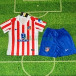 Camiseta Atlético de Madrid Primera Equipación 2025/2026 Rojo/Blanco Niño Kit