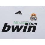 Camiseta Real Madrid Primera Equipación Retro 2008/09 Blanco Niño Kit
