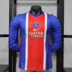 Camiseta PSG Primera Equipación 2026/2027 ML Azul/Rojo (EDICIÓN JUGADOR)