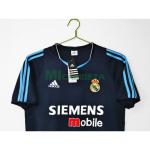 Camiseta Real Madrid Segunda Equipación Retro 2003/04 Azul Marino