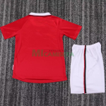 Camiseta Manchester United Primera Equipación Retro 1999/00 Rojo Niño Kit