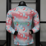 Camiseta Bélgica Segunda Equipación Mundial 2026 ML Rosa/Azul Claro (EDICIÓN JUGADOR)