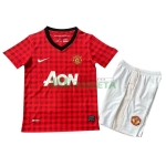 Camiseta Manchester United Primera Equipación Retro 2012/13 Niño Kit