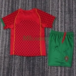 Camiseta Portugal Primera Equipación Retro 2004 Niño Kit