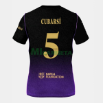 Camiseta CUBARSÍ 5 Barcelona Segunda Equipación 2026/2027 Negro/Morado UCL