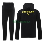 Chandal Borussia Dortmund 2024/2025 Con Capucha Negro