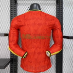 Camiseta Bélgica Primera Equipación Mundial 2026 ML Rojo (EDICIÓN JUGADOR)