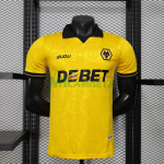 Camiseta Wolverhampton Wanderers Primera Equipación 2025/2026 Amarillo (EDICIÓN JUGADOR)