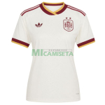 Camiseta España Segunda Equipación Mundial 2026 Blanco Mujer 2 Estrellas