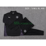 Sudadera De Entrenamiento Manchester City 2025/2026 Kit Negro/Blanco