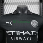 Camiseta Manchester City Segunda Equipación 2025/2026 ML Negro (EDICIÓN JUGADOR)