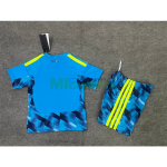 Camiseta de Portero España Primera Equipación Mundial 2026 Azul Niño Kit