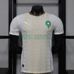 Camiseta Marruecos Segunda Equipación Mundial 2026 Blanco/Oro (EDICIÓN JUGADOR)