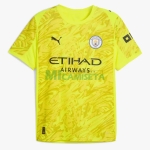 Camiseta Portero Manchester City 2025/2026 Amarillo Brillante