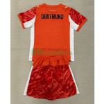 Camiseta de Portero Borussia Dortmund 2025/2026 Naranja Niño Kit